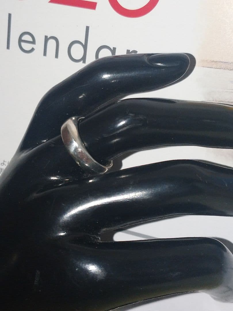 ティファニー　ナイフエッジシルバーリング　8.5号