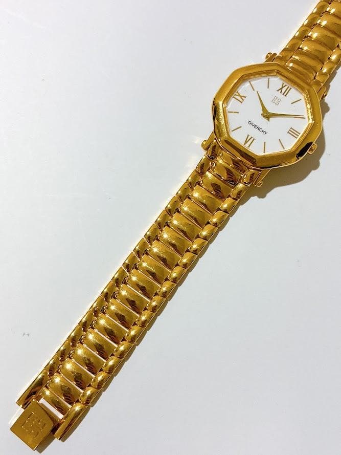 GIVENCHY ジバンシィ レディース腕時計 ゴールド クォーツ 箱・保証書