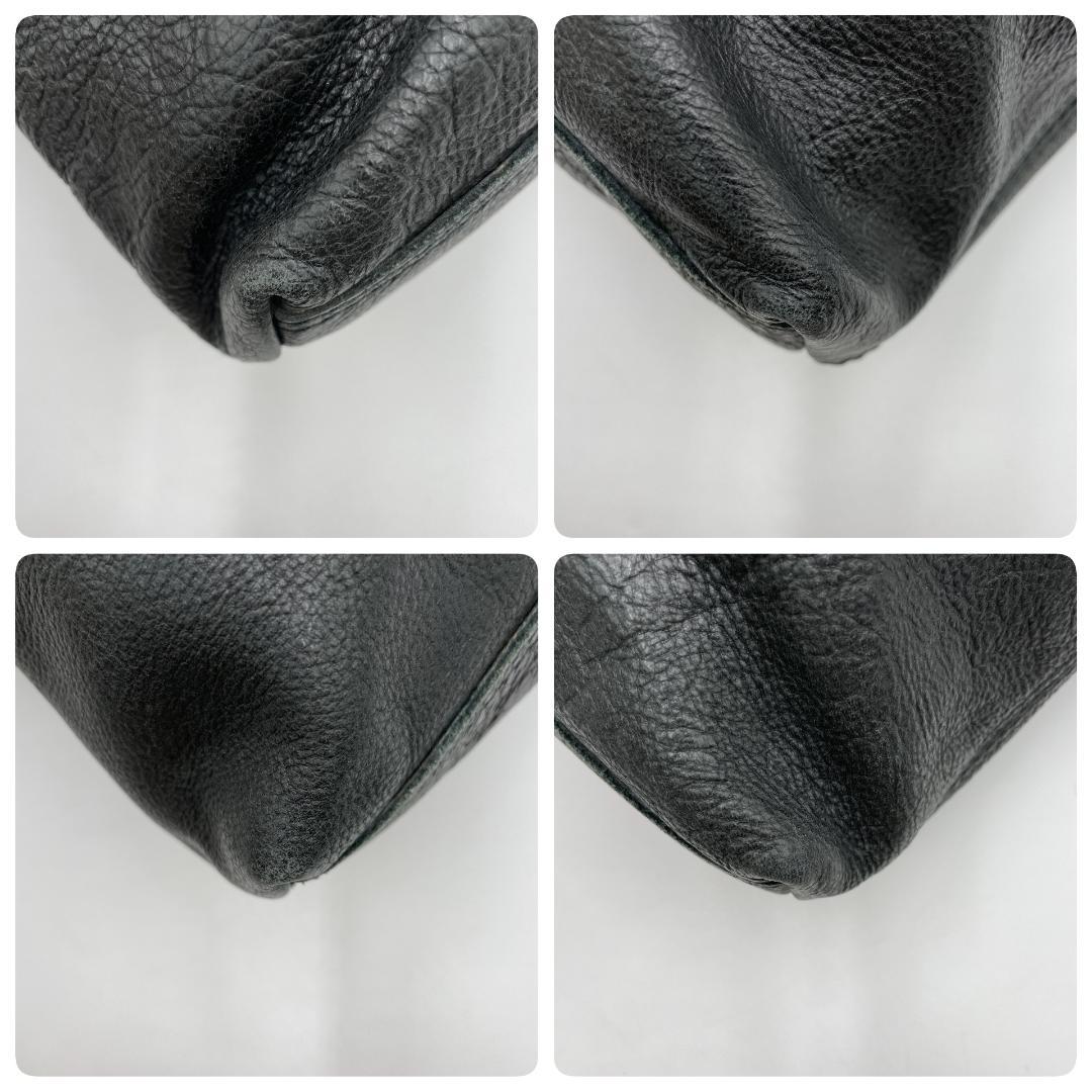 良品 DIESEL トートバッグ レザー ブラック