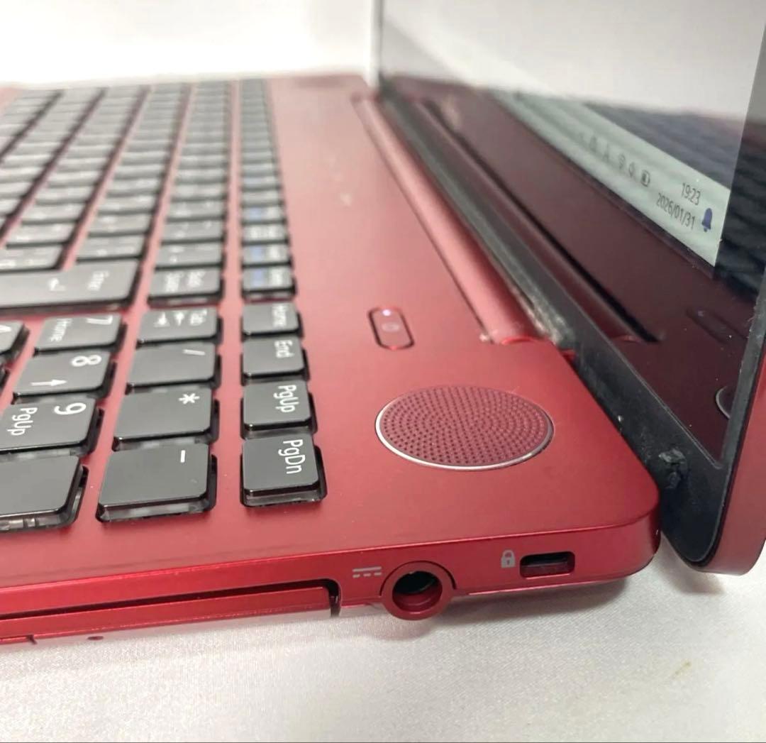 最高峰i7✨たっぷり1000GB✨富士通ノートPC✨Win11✨上品レッド