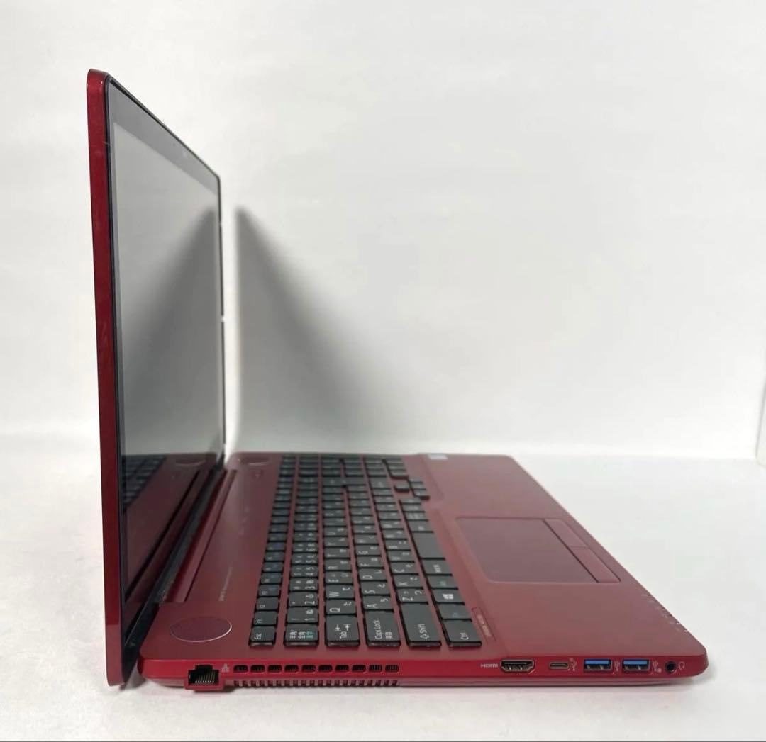 最高峰i7✨たっぷり1000GB✨富士通ノートPC✨Win11✨上品レッド