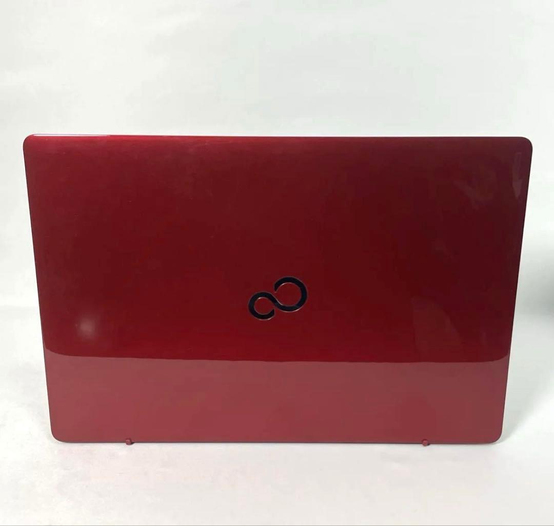 最高峰i7✨たっぷり1000GB✨富士通ノートPC✨Win11✨上品レッド