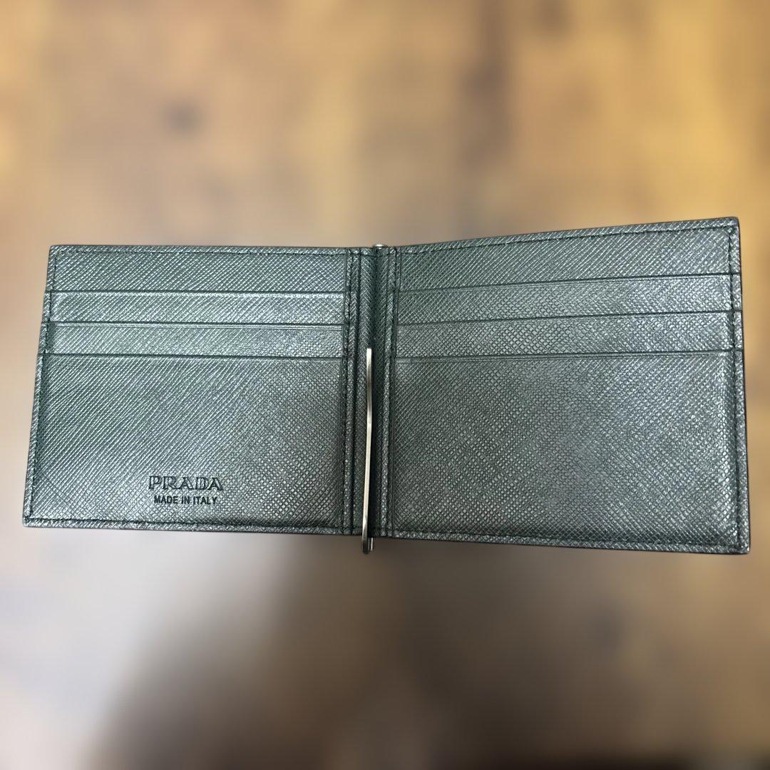 【SUN出品】PRADA レザー マネークリップ