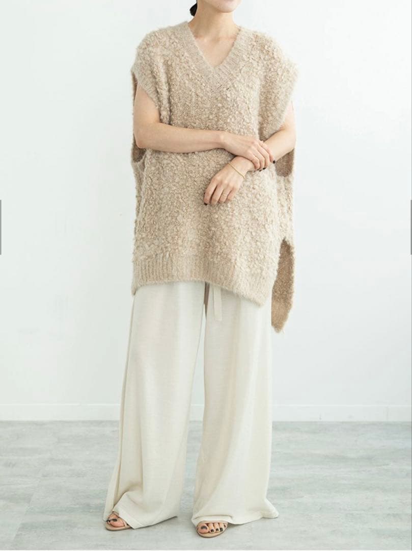 CALMEL カルメール アルパカブレンドベスト