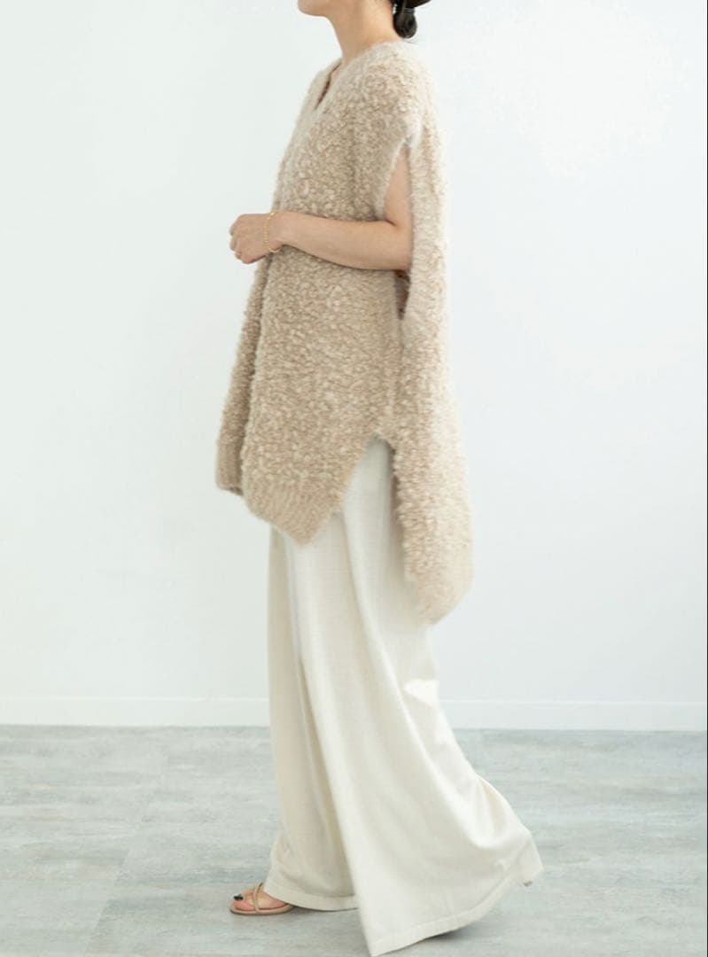 CALMEL カルメール アルパカブレンドベスト