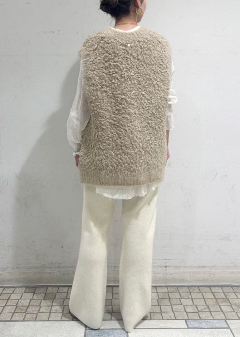 CALMEL カルメール アルパカブレンドベスト