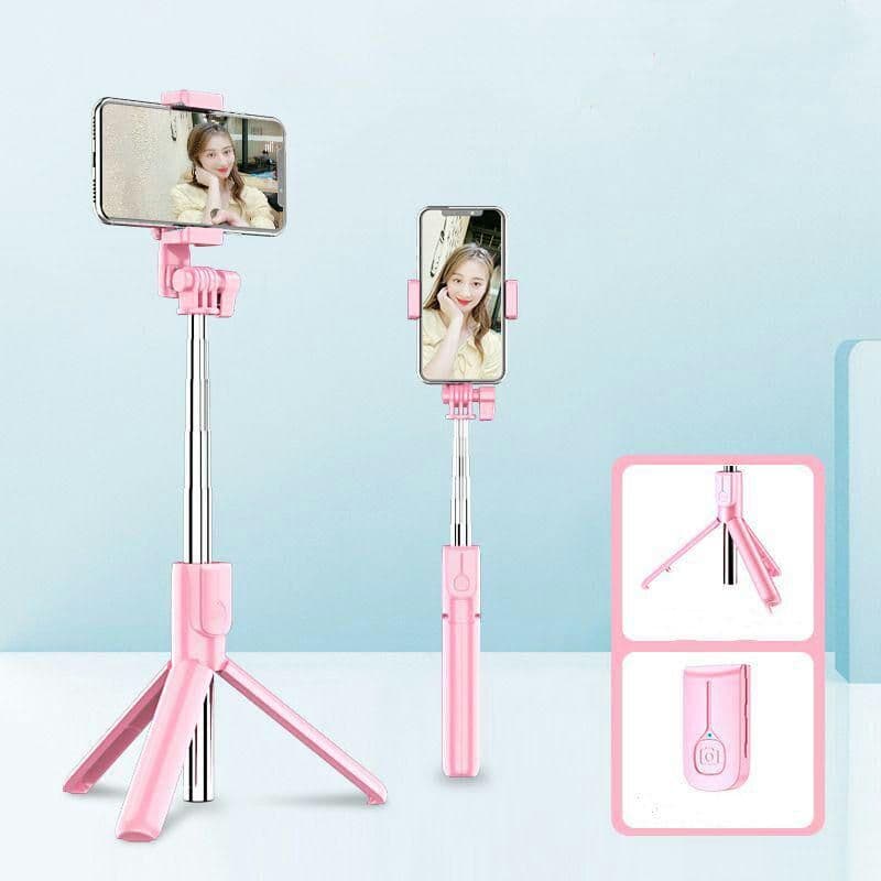 自撮り棒 Bluetooth ワイヤレスリモコンシャッターセルフィースティッ