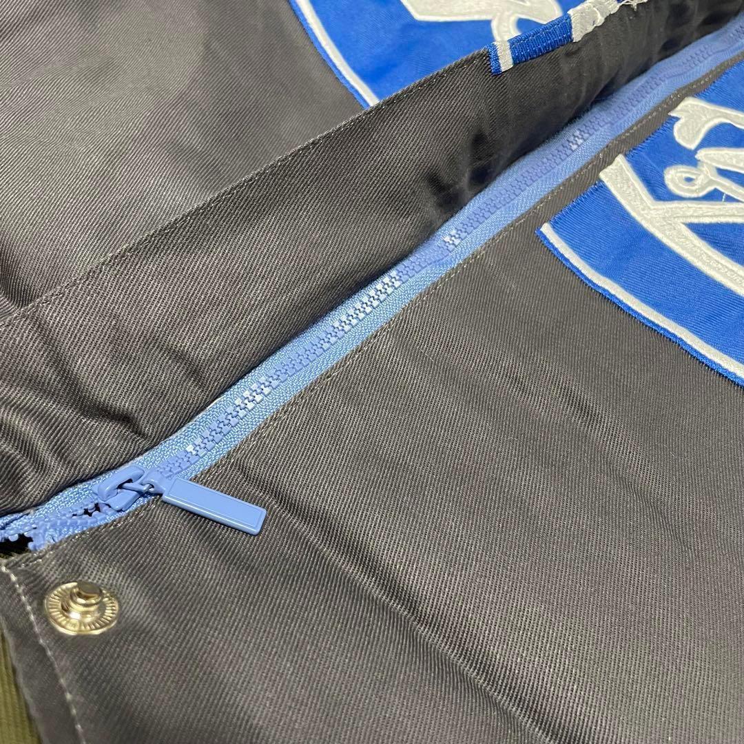 JH DESIGN レーシングジャケット　フォード　グレー/カーキ　サイズL