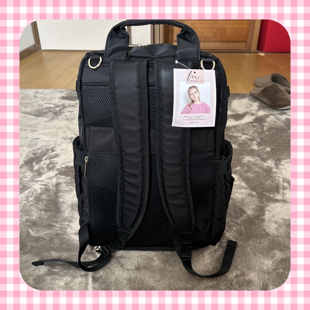 新品未使用　しまむら✖︎mumu コラボ史上最強リュック　ブラック