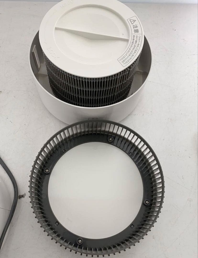 ホワイト 空気清浄機 HEPAフィルター