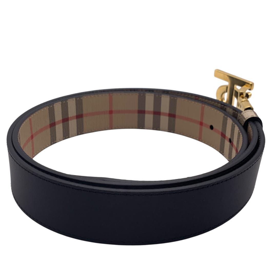 美品★Burberry　バーバリー　ベルト　リバーシブル101-111cm