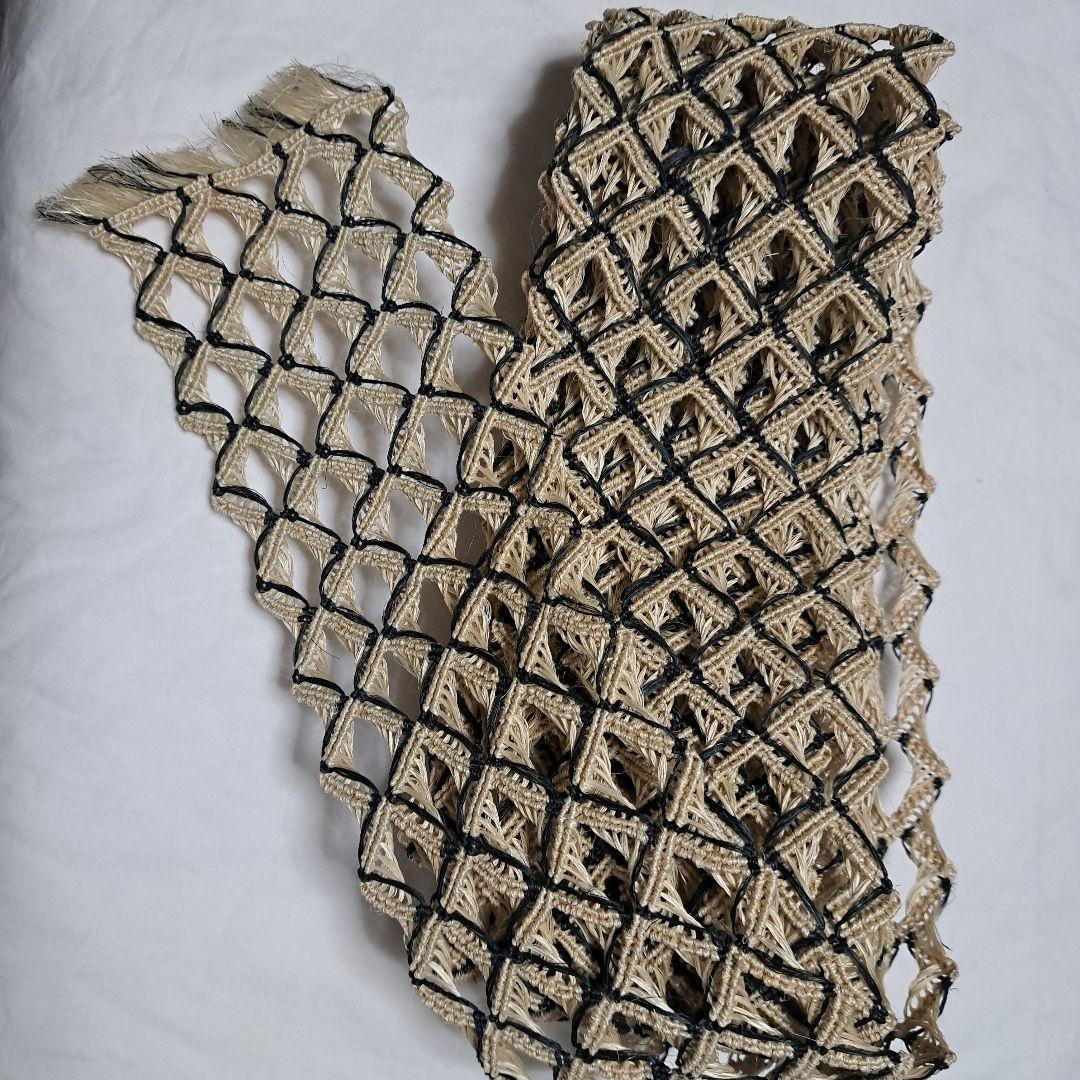 自然素材のオープンウィーブ帯