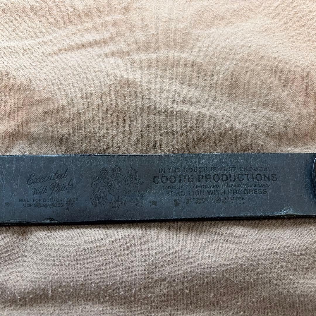 たかcootie クーティー スタッズベルト 真鍮 バスケットウィーブ M