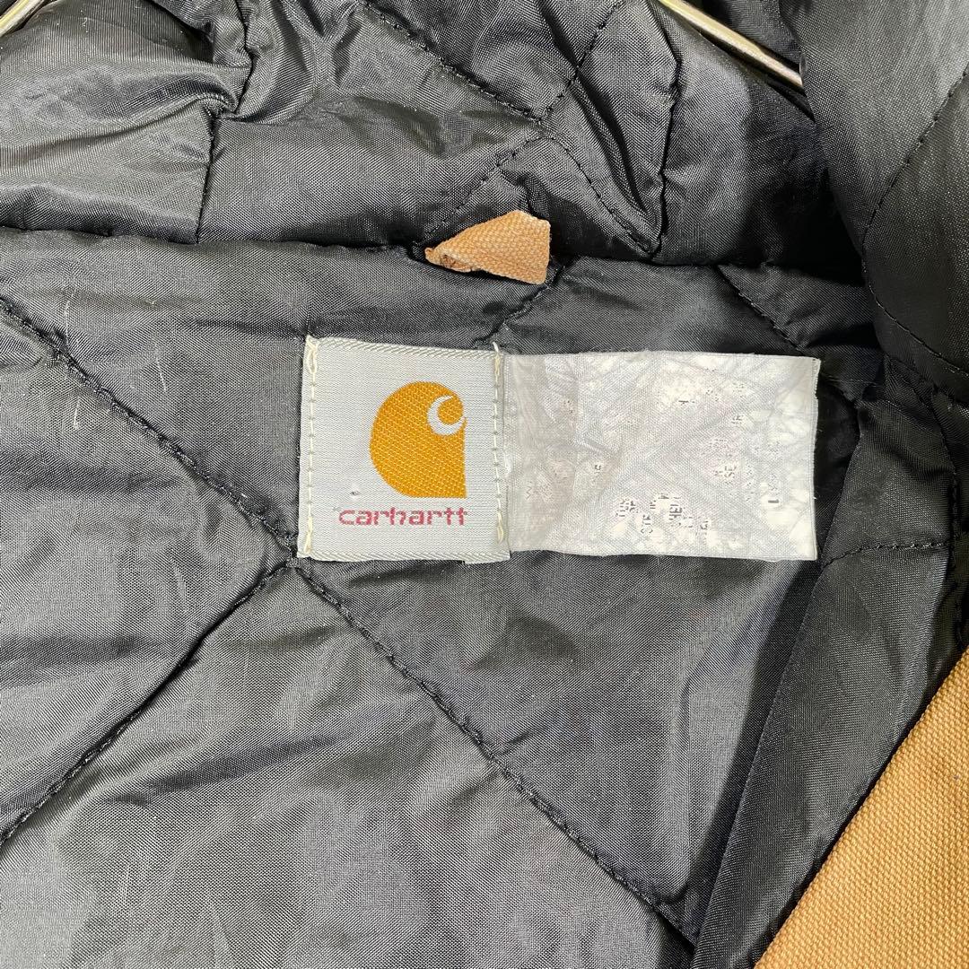 星形タグ◆80s carhartt【XL】シベリアンパーカー ダック地 ファー