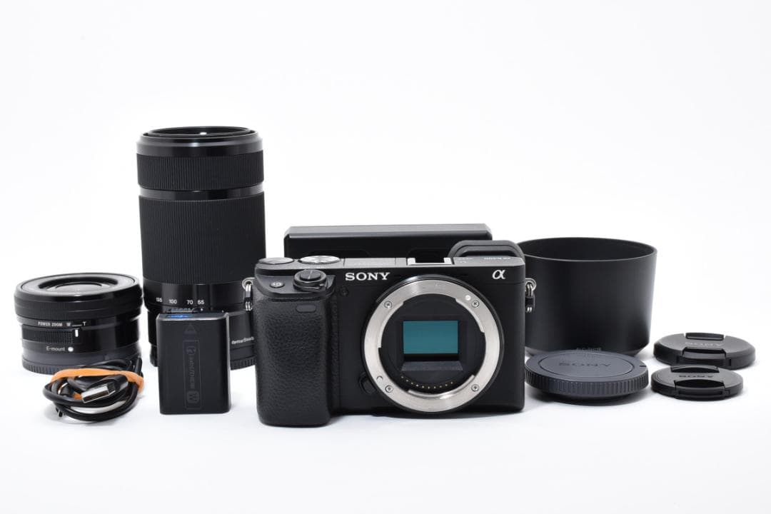 SONY α6400 ブラック SELP1650 SEL55210 レンズキット