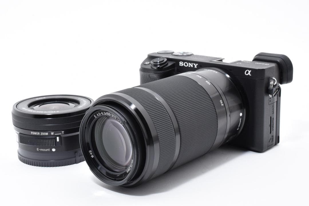 SONY α6400 ブラック SELP1650 SEL55210 レンズキット