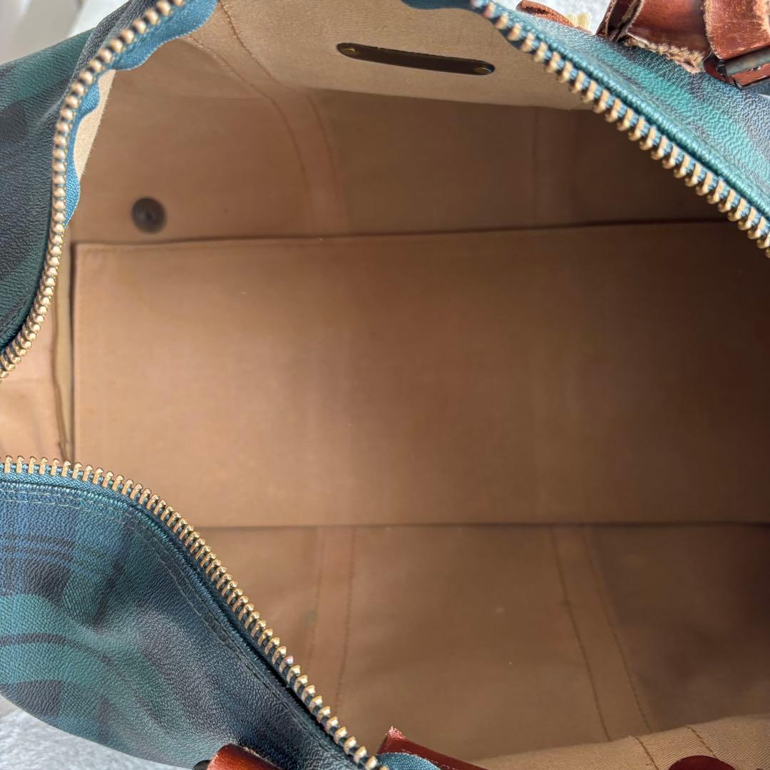 ✨️美品 ポロラルフローレン ボストンバッグ PVCレザー グリーン 2WAY