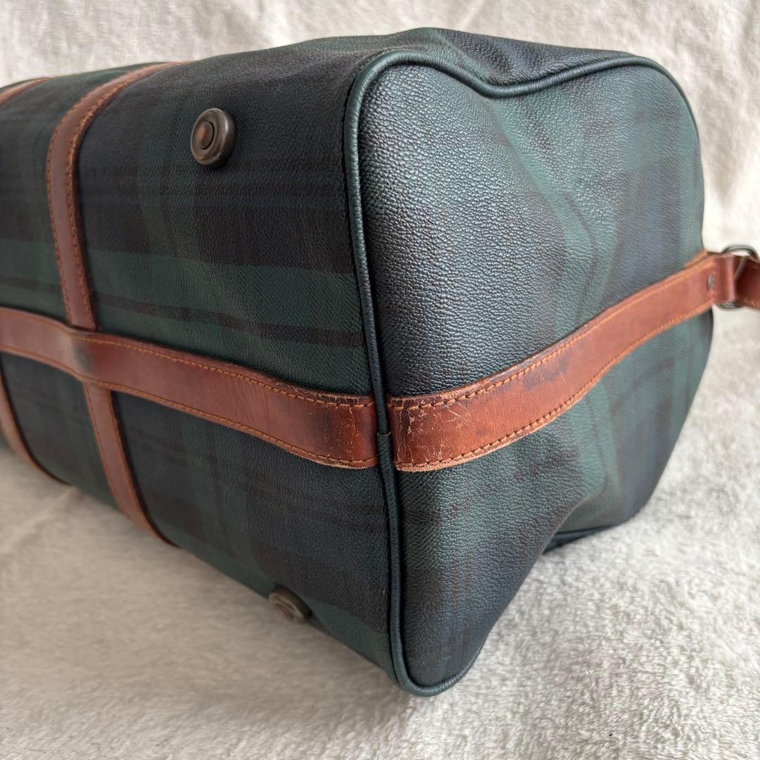 ✨️美品 ポロラルフローレン ボストンバッグ PVCレザー グリーン 2WAY