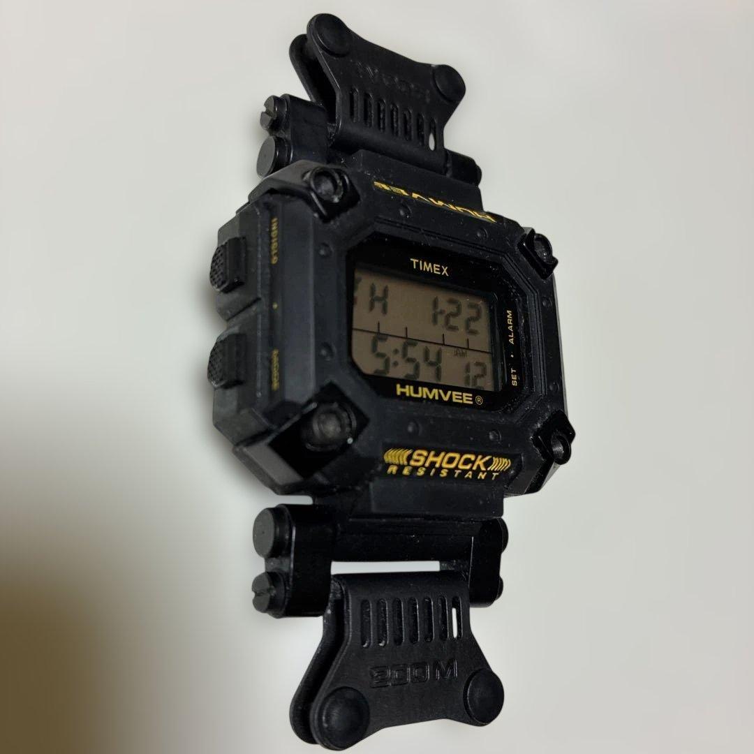 か*の様 TIMEX HUMVEE デジタル腕時計 クラシック　ブラック　美品
