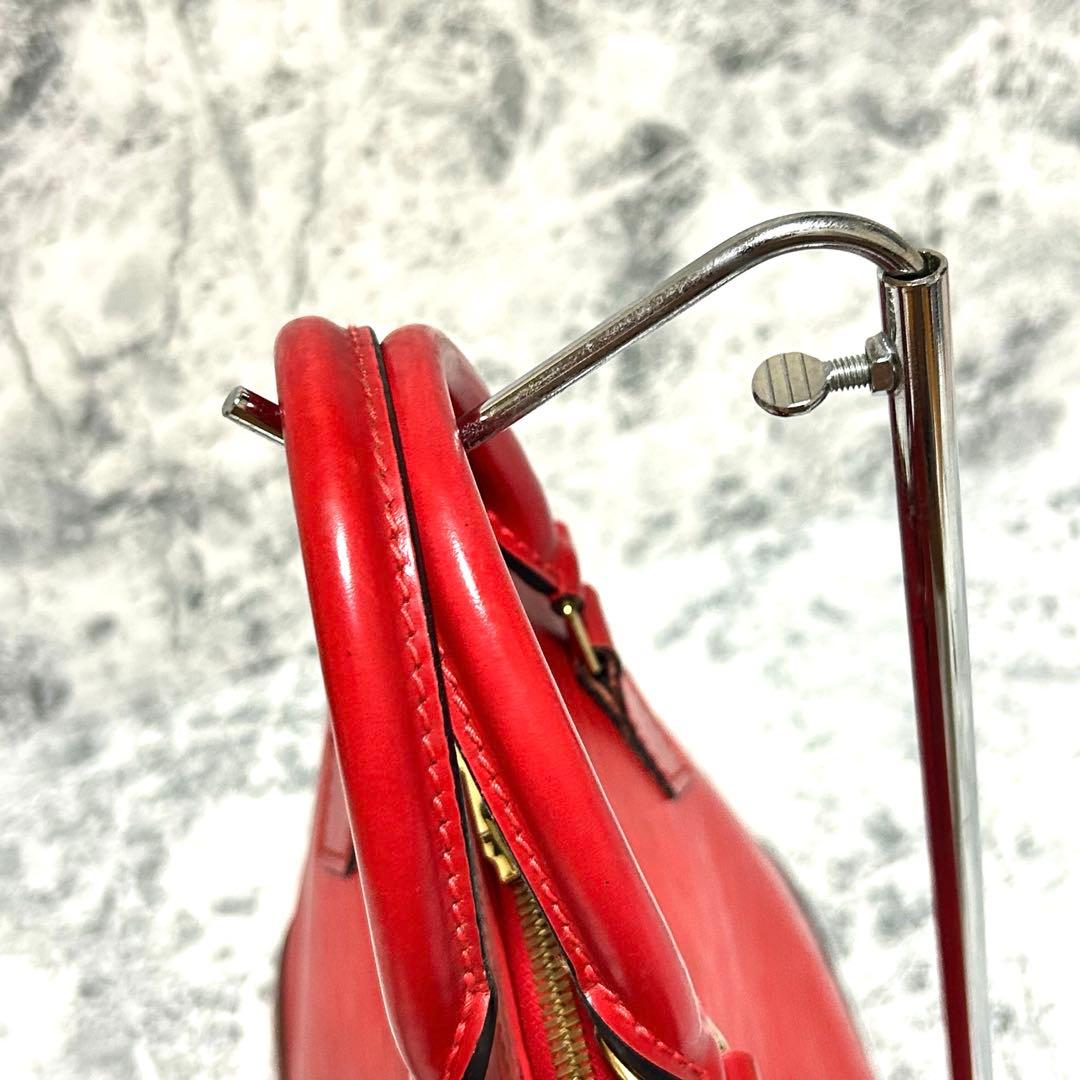 ルイ・ヴィトン Louis Vuitton アルマ ハンドバッグ エピ レッド