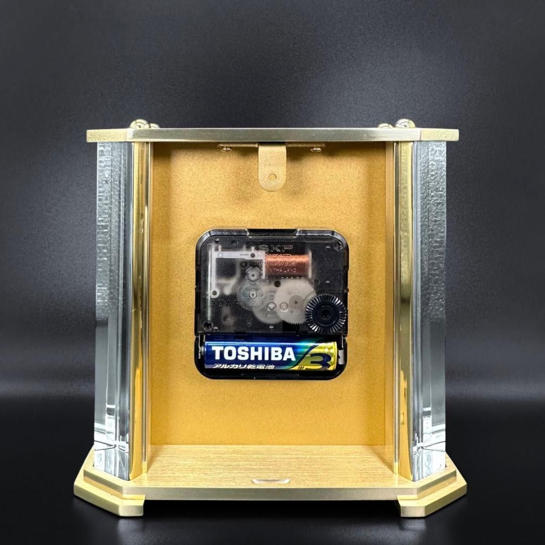 WAKO 和光 クリスタル 置時計 時計 インテリア