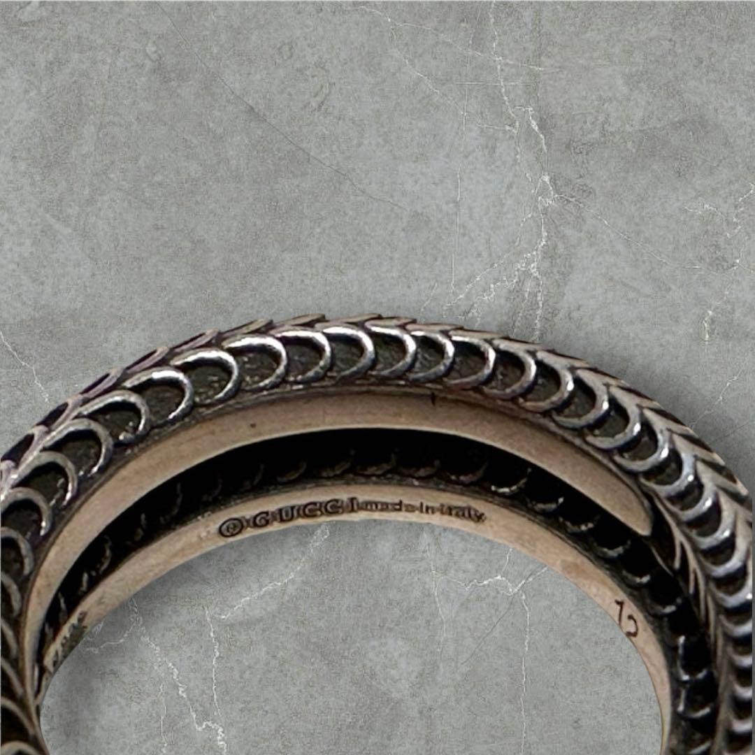 GUCCI スネークリング　12号