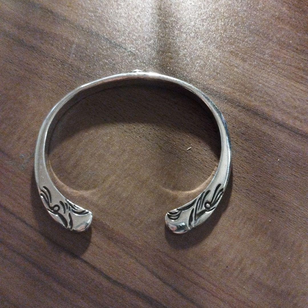 シルバー925 顔ブレス バングル ゴローズ好きクロムハーツ好きgoros