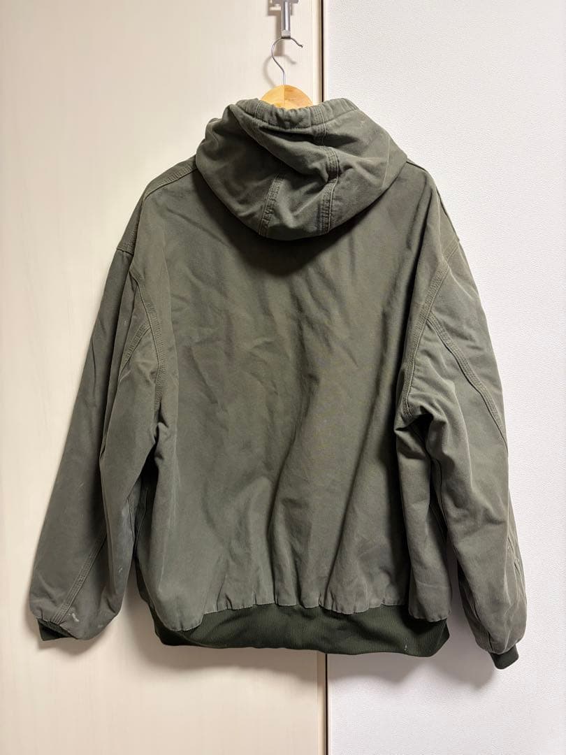 カーハートのアクティブジャケット　モスグリーン