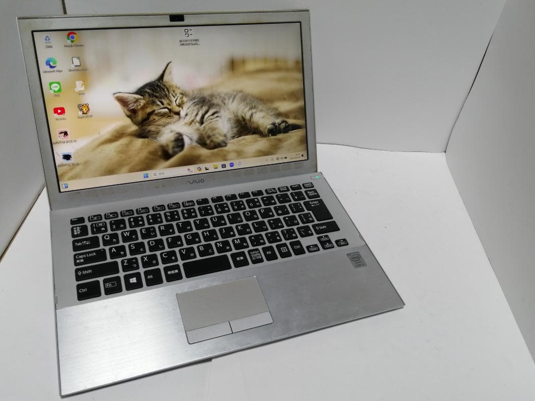 Windows11VAIOノートパソコン爆速SSDメモリ8Goffice互換m