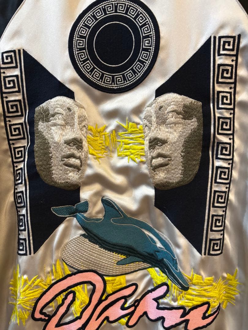 PAM スカジャン シルバー ブラック