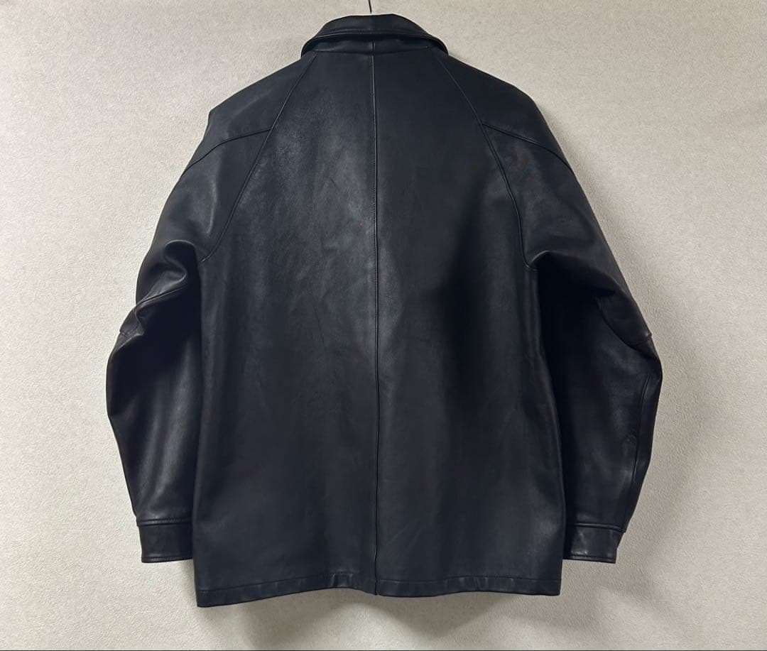 Schott BEAUTY&YOUTH 別注　レザー　コーチジャケット　Ovy