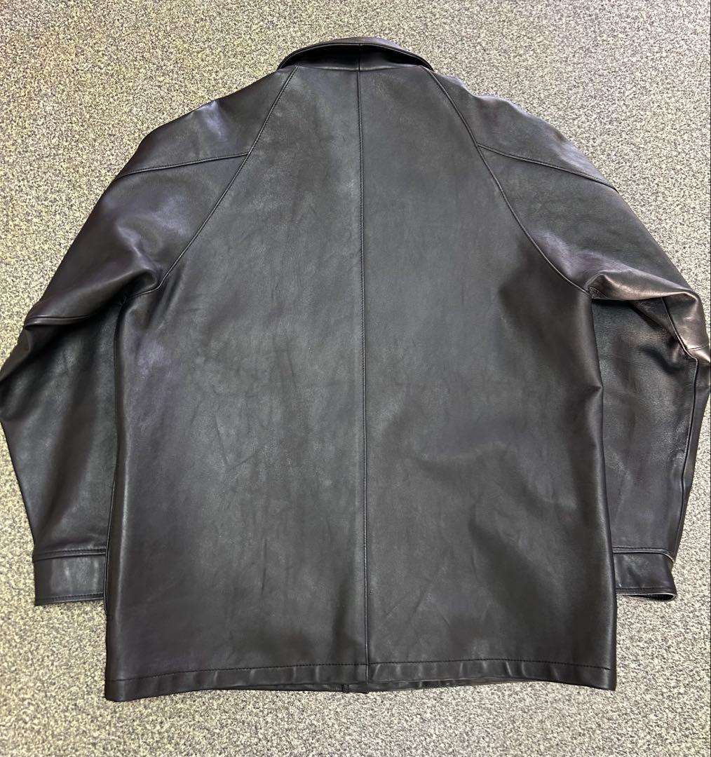 Schott BEAUTY&YOUTH 別注　レザー　コーチジャケット　Ovy