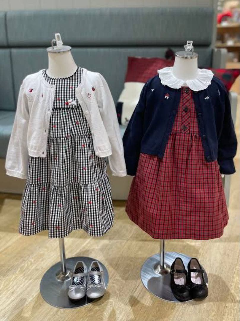 Familiar ファミリア　可愛いワンピース　80