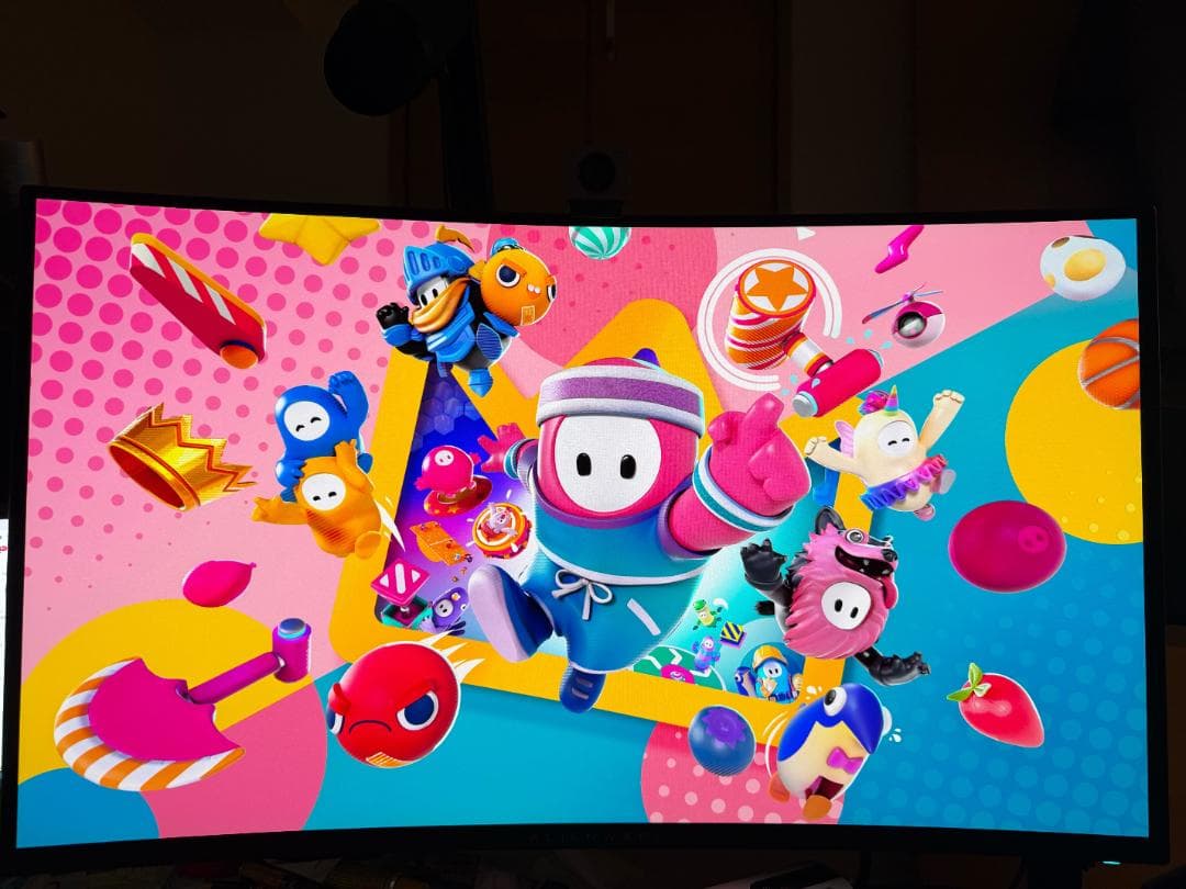 [ジャンク品] Dell AW3225QF 32インチ曲面 有機EL 4k