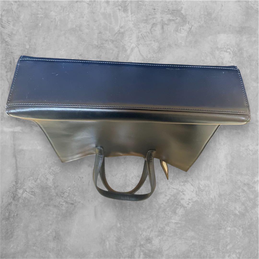 希少 ポーター メルツ ブラック レザー トートバッグ A4 PC 通勤 通学