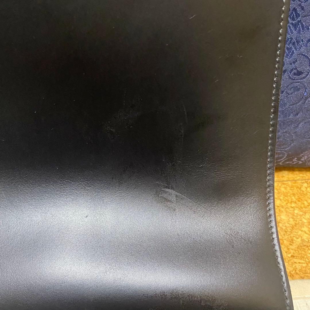 希少 ポーター メルツ ブラック レザー トートバッグ A4 PC 通勤 通学