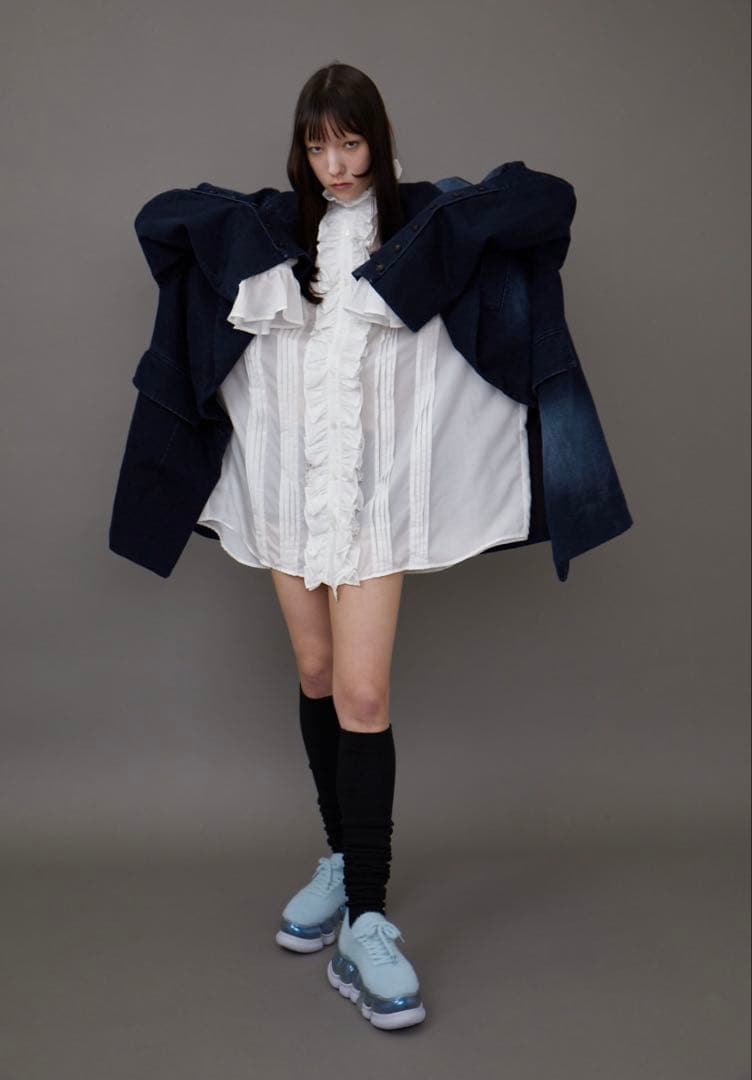 トップス mikiosakabe little flower frill blouse