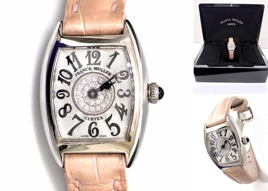2025　国内ギャラ 完備　定価126万　フランクミュラー　プティ　ダイヤ　時計