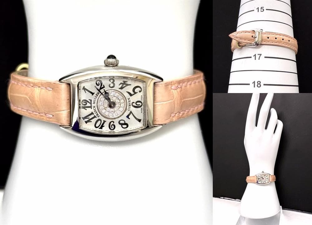 2025　国内ギャラ 完備　定価126万　フランクミュラー　プティ　ダイヤ　時計