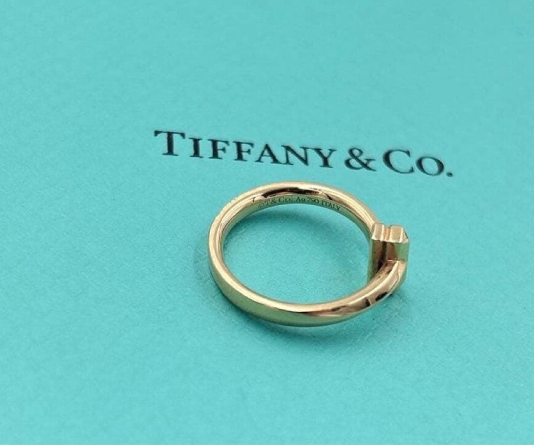 TIFFANY&Co.ティファニー　T ワンリングK18ローズゴールド7号