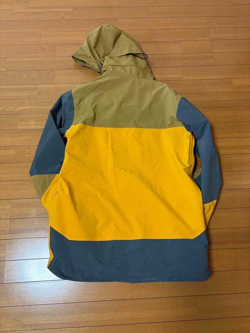 VOLCOM GORE-TEX スノーボードウェア 上下セット イエローブラック