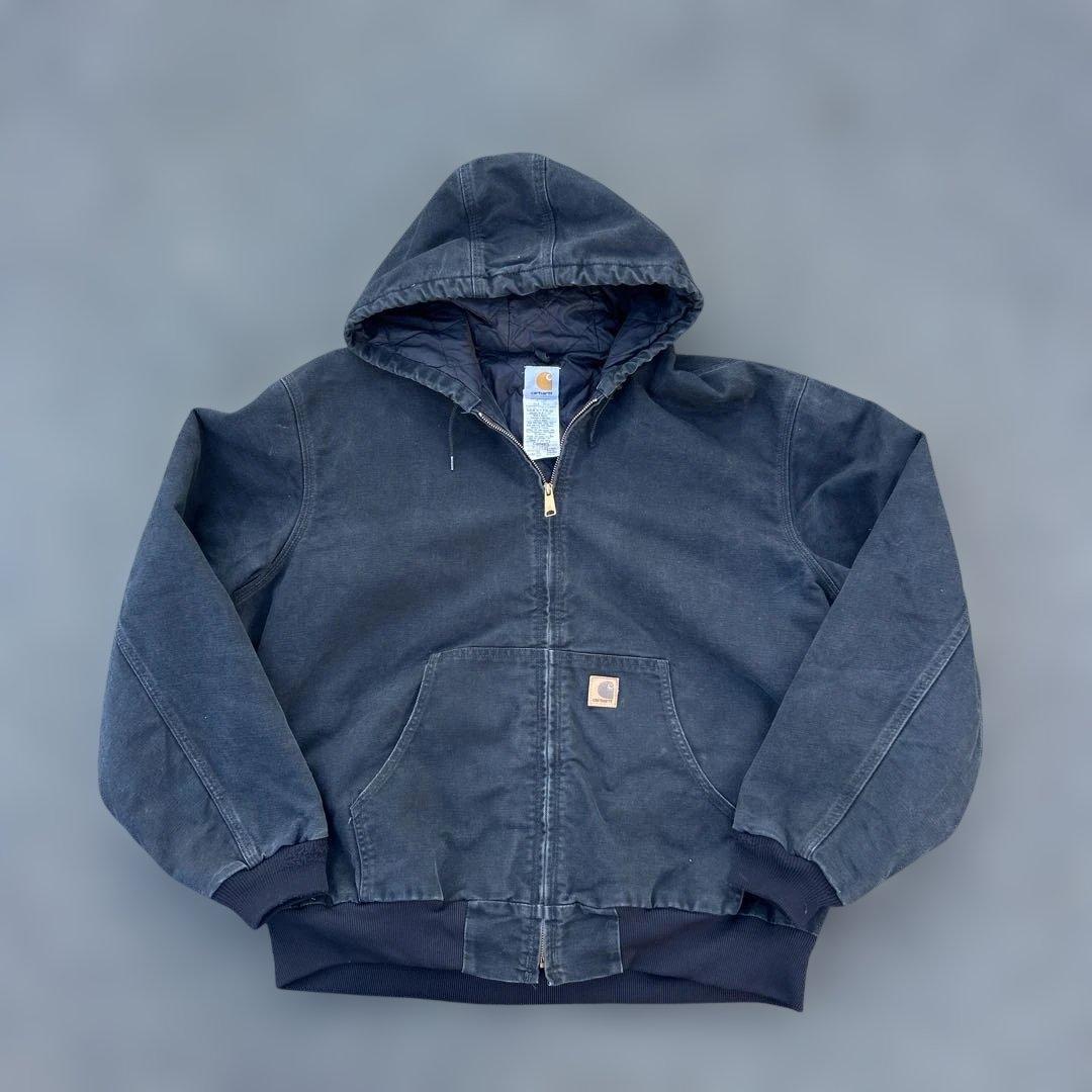 XXL Black carhartt アクティブジャケット キルティング