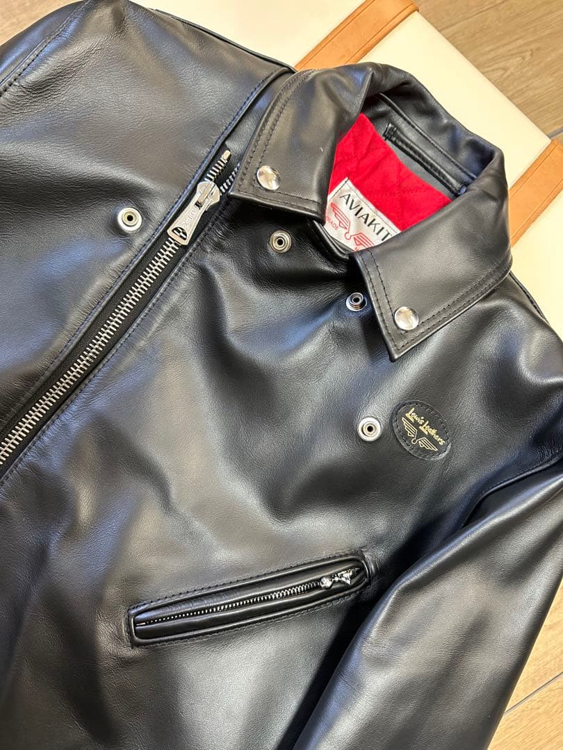 極美品★ルイスレザー★ギャランティ付★441TH★サイクロン★ホースハイド★