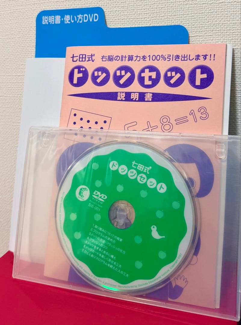 七田式 ドッツセット フラッシュカード 知育 教材