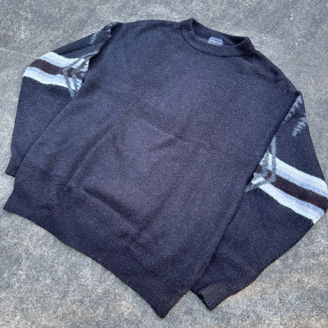 PENDLETON ペンドルトン モヘア混 チマヨ柄 ニット XL相当 極美品