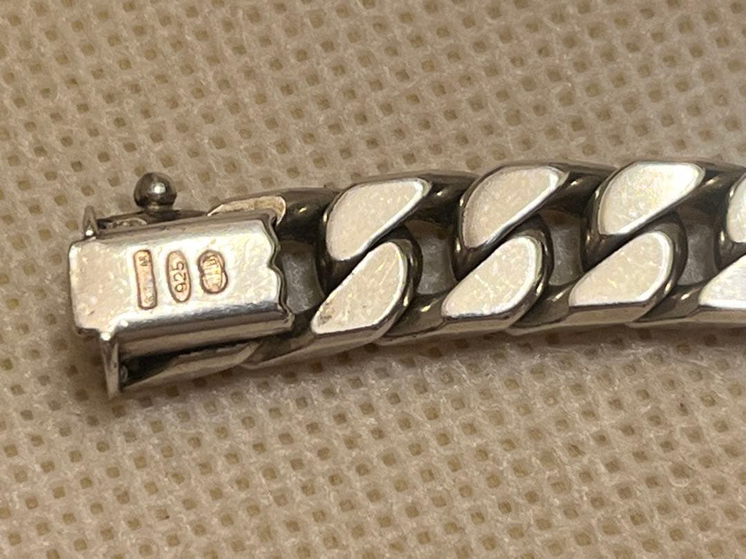 UNO-A-ERRE ウノアエレ 925 メンズ ブレスレット　約19cm