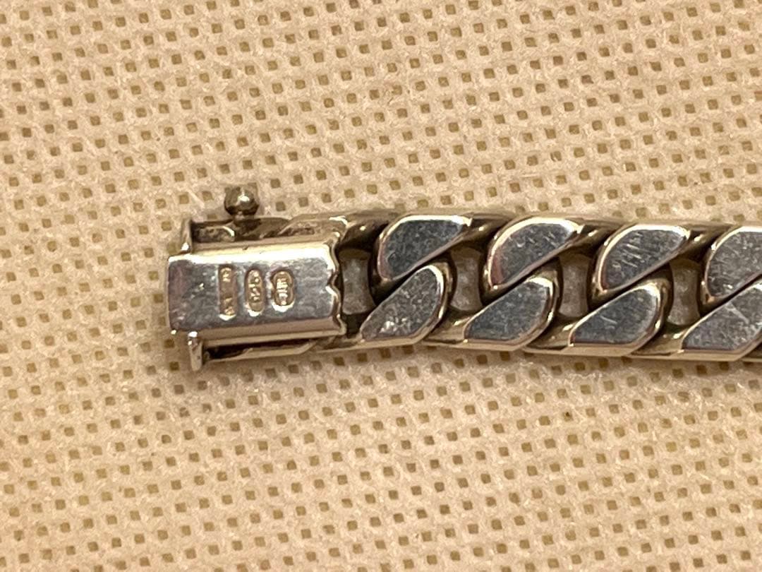 UNO-A-ERRE ウノアエレ 925 メンズ ブレスレット　約19cm