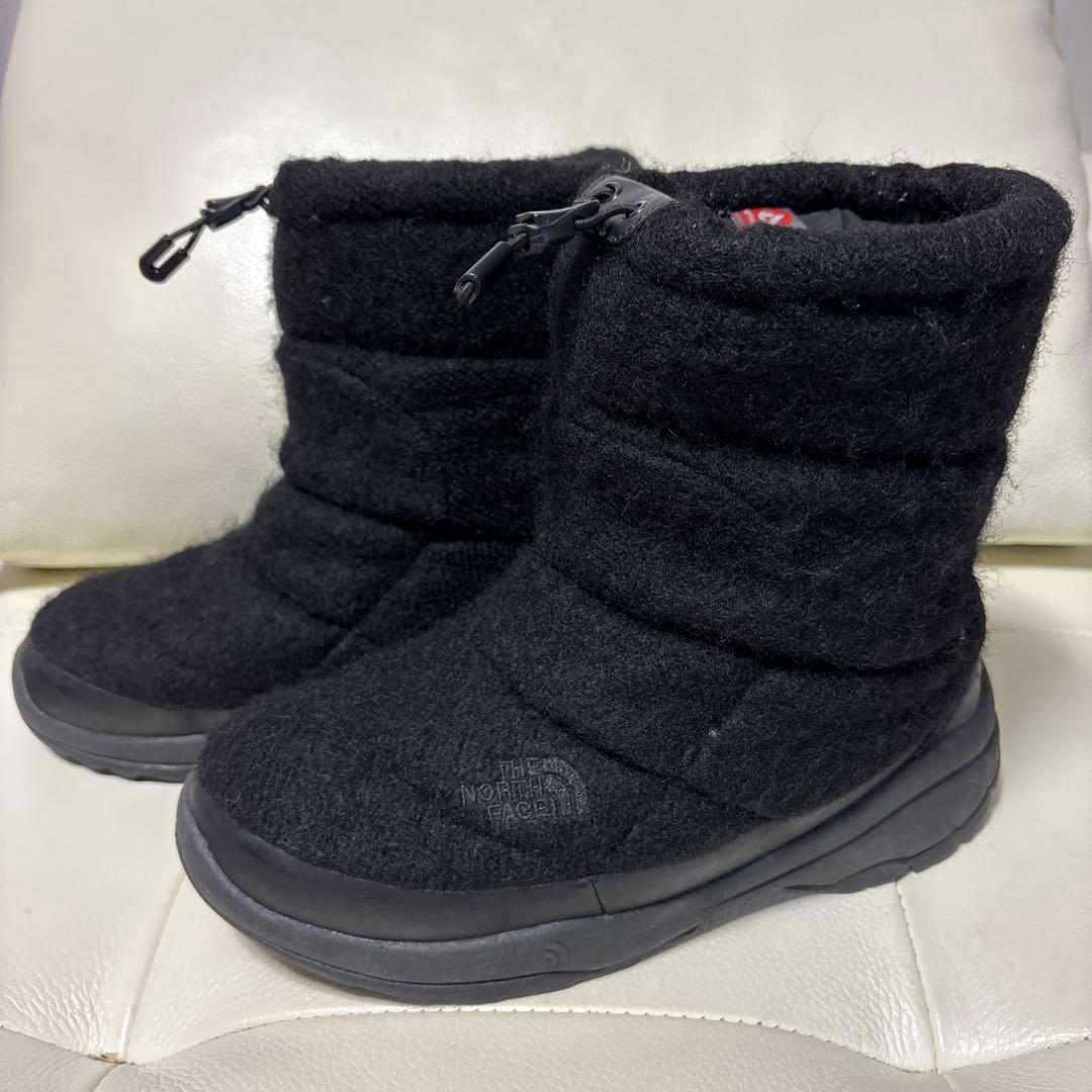 THE NORTH　FACE 防水ウール ブーツ ヌプシ　ブーティ 黒　ブラック
