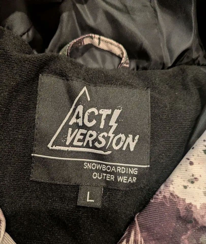 土*夜様 ACT VERSION スノーボードウェア Lサイズ カモフラージュ
