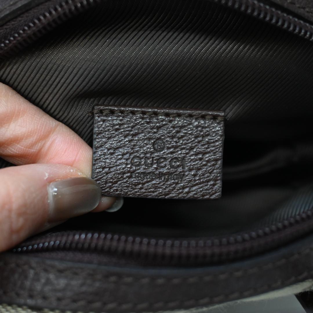 ■ 48180★年 グッチ GGキャンパス ミニバッグ ポーチ GG柄